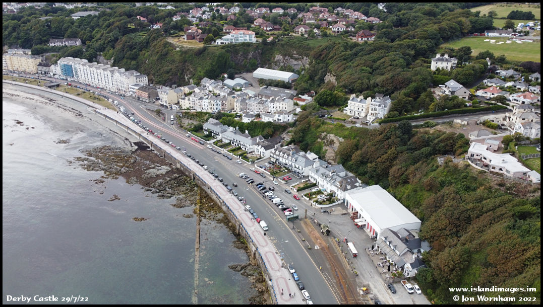 Aerial view at Derby Castle, Isle of Man 29/7/22